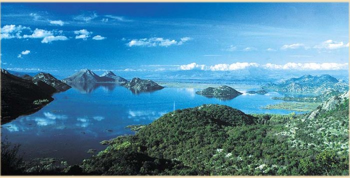 Lake Skadar in Montenegro