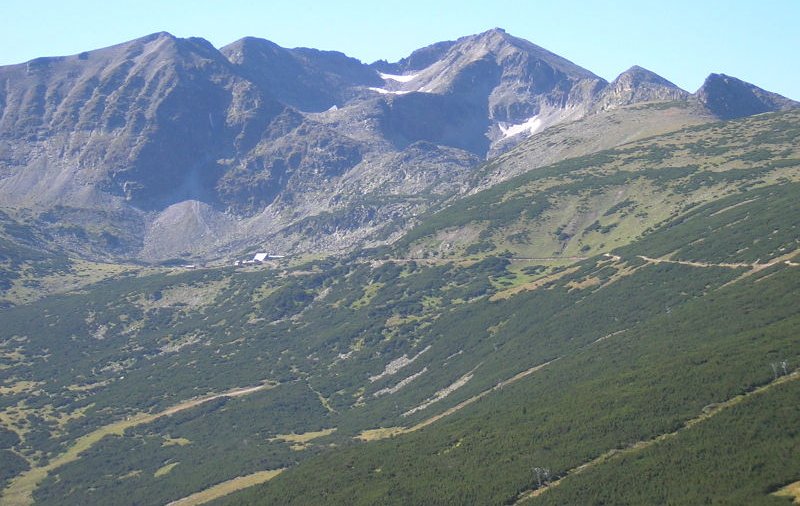 Mt. Moussalla ( Musala ) in Bulgaria