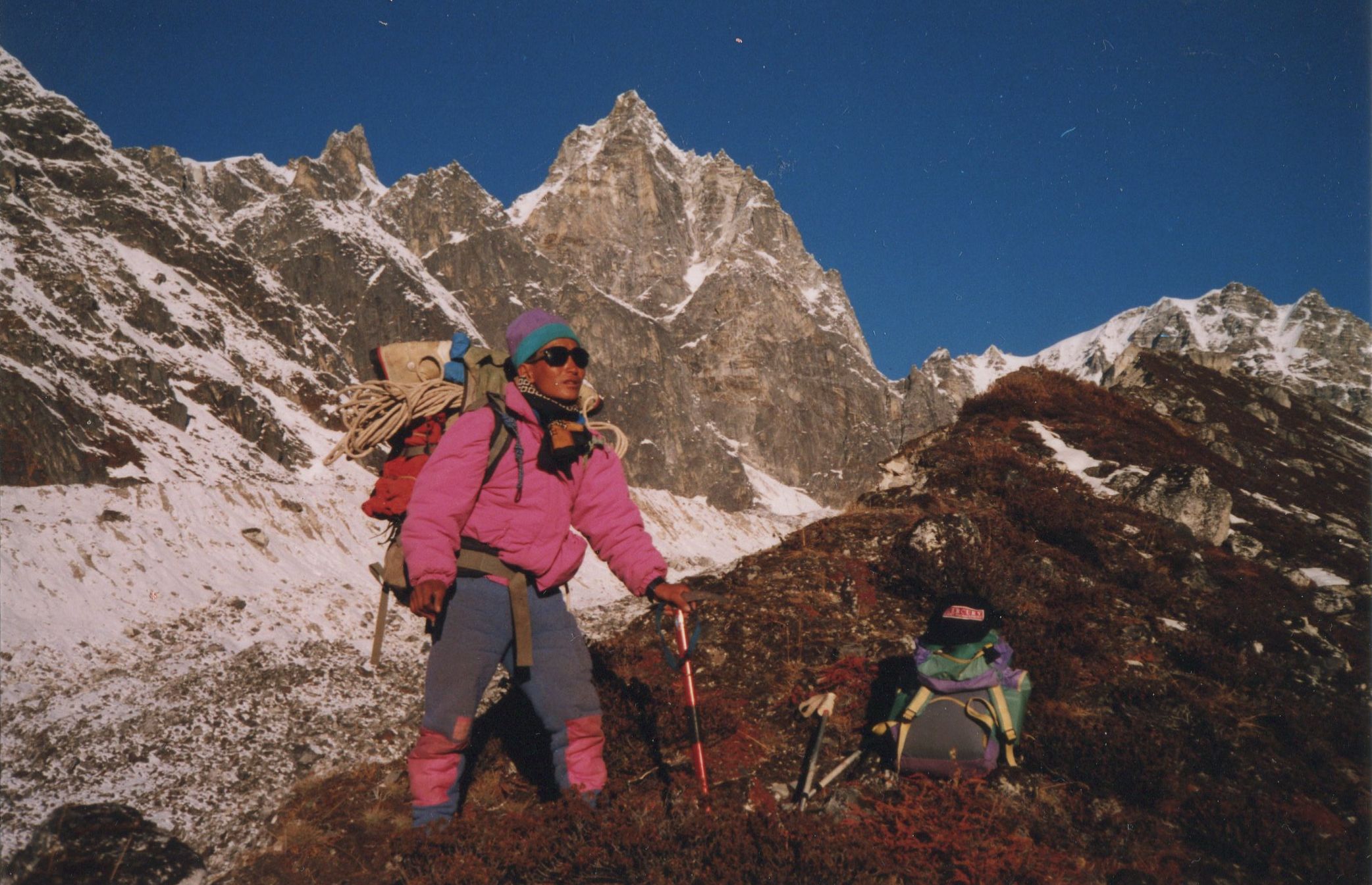 Balephi Glacier in the Jugal Himal