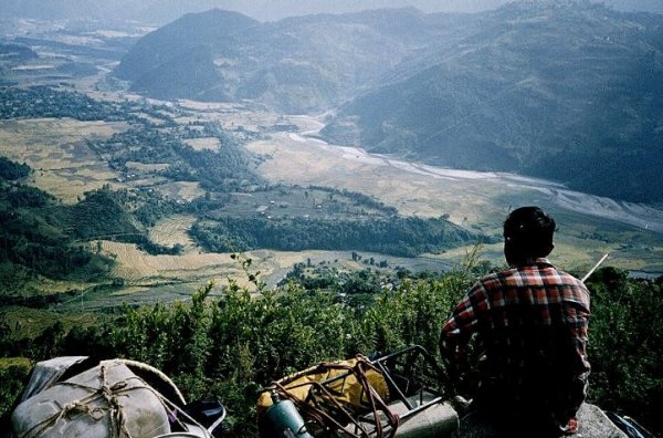 Mardi Khola Valley on descent from Korchon