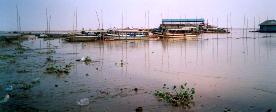 Landing Point on Tonle Sap Lake in NW Cambodia