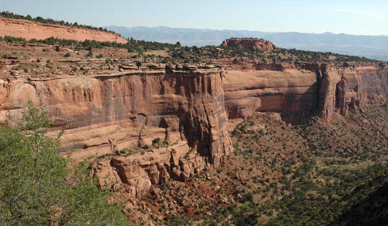 View from Rim Rock Drive of Colorado National Monument