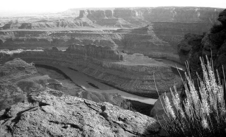 Horseshoe Bend in Colorado River from Dead Horse Point