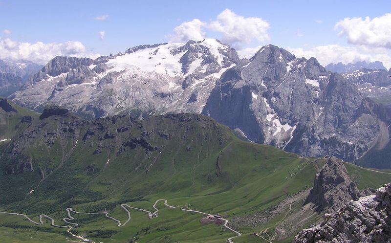 Marmolada in the Italian Dolomites