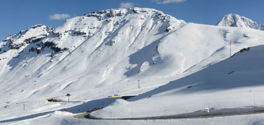 Passo Pordoi in the Italian Dolomites