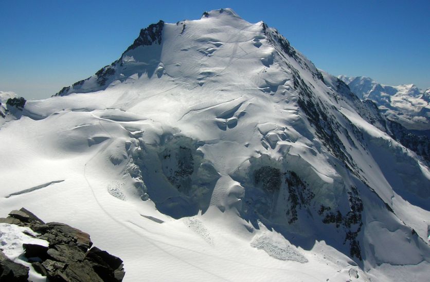 Dom de Mischabel in the Valais Region of the Swiss Alps