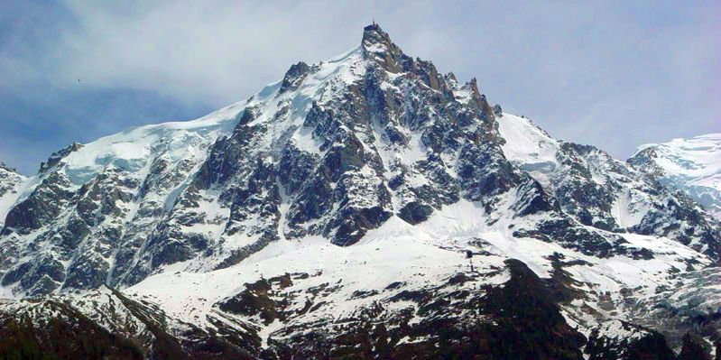 Aiguille du Midi above Chamonix