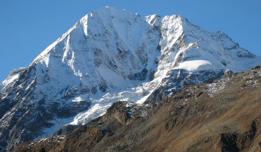 Gran Zebru ( Konig Spitze ) in the Ortler Group of the Italian Alps