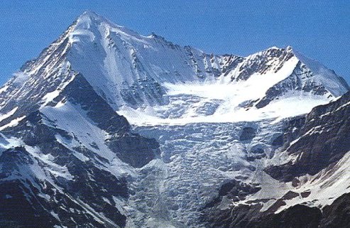 Photo Gallery of the Weisshorn in the Zermatt region of the Swiss Alps