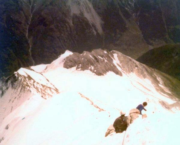 Ascent of East Ridge of Weisshorn ( 4505 metres )