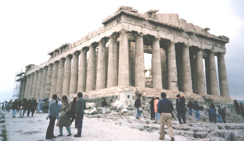 The Parthenon in Athens