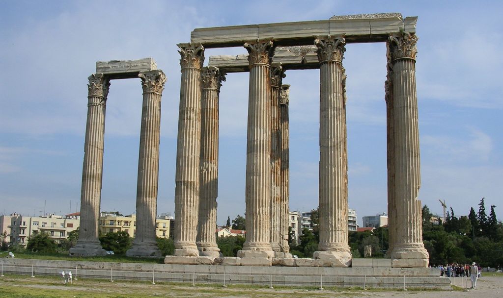 Temple of Olympian Zeus in Athens