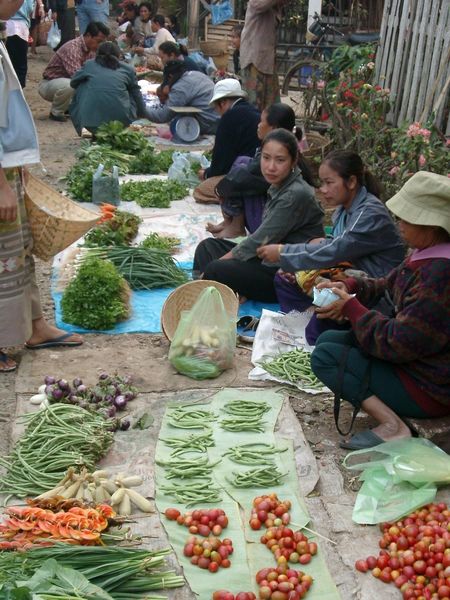 Luang Prabang street market