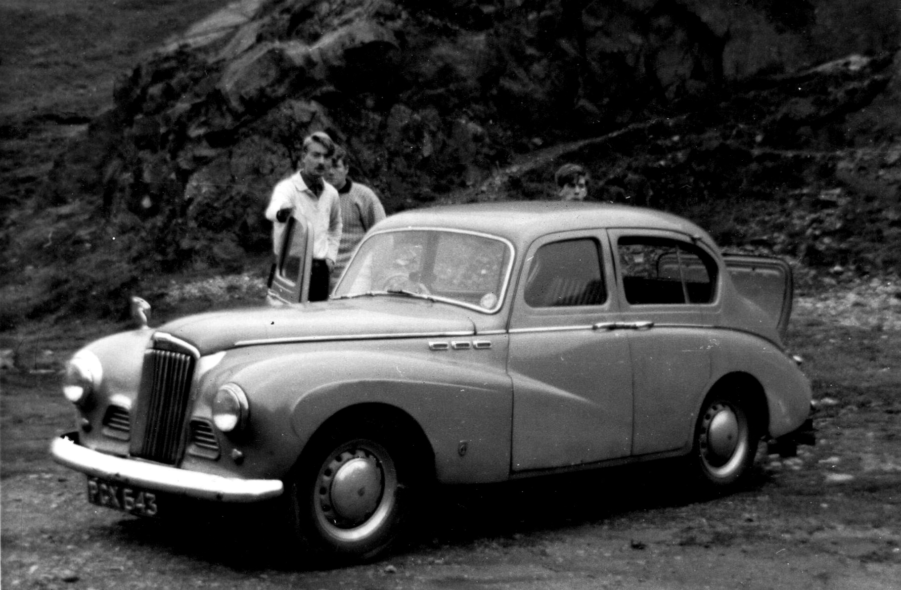 With Sunbeam Talbot in Glencoe