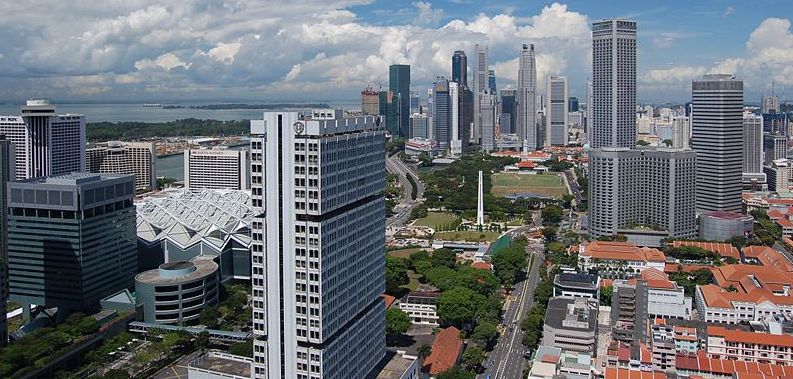 High Rise Buildings in Singapore city centre