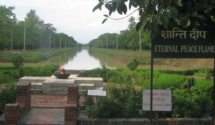 Eternal Peace Flame at Lumbini