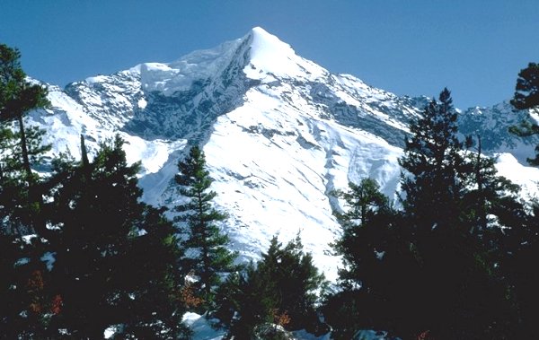 Pisang Peak from Manang Valley