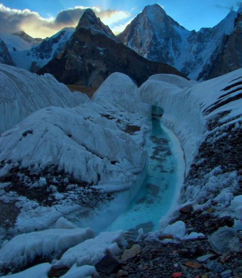 Baltoro Glacier in the Pakistan Karakorum