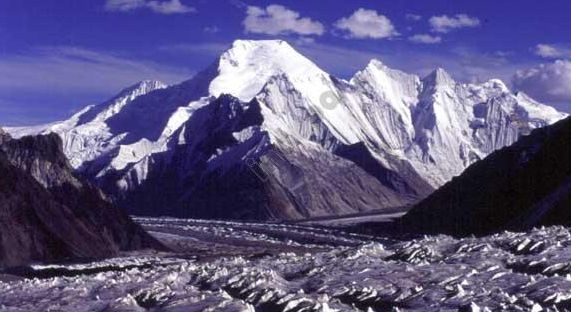 The Seven Thousanders - Chogolisa ( 7668m ) in the Karakorum Mountains of Pakistan