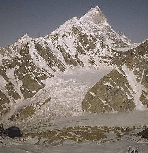 The Seven Thousanders - Masherbrum ( 7821m ) in the Karakorum Mountains of Pakistan