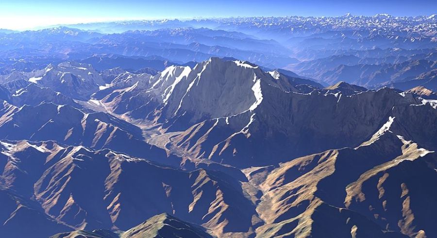 Nanga Parbat - aerial view