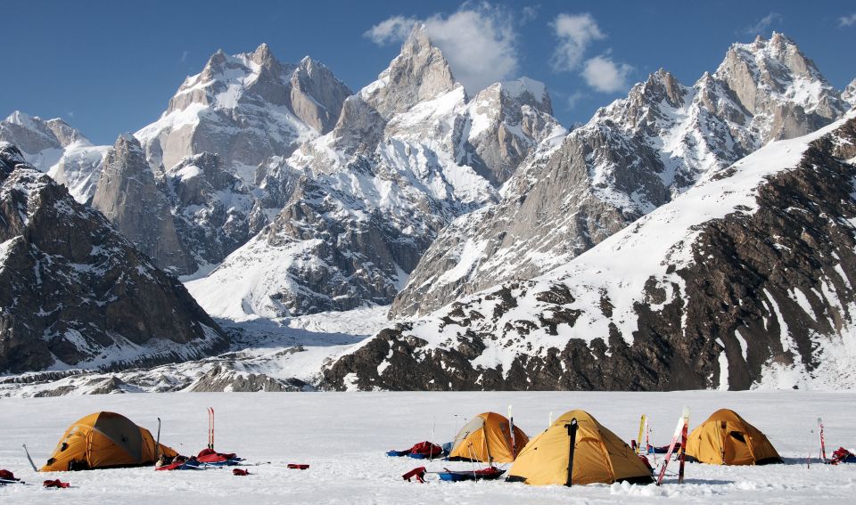 The Seven Thousanders - Baintha Brakk / Ogre ( 7285m ) from Snow Lake in the Karakoram Mountains of Pakistan