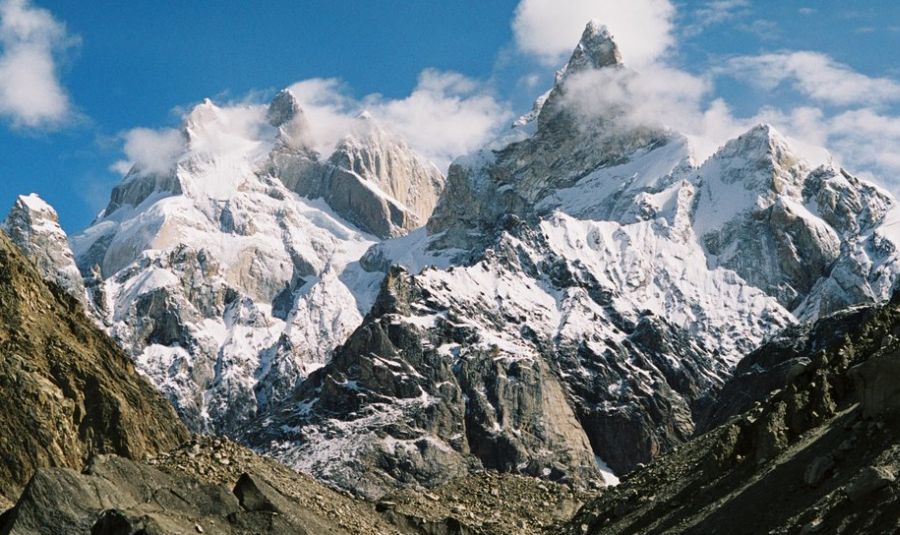 The Seven Thousanders - Baintha Brakk / Ogre ( 7285m ) in the Karakorum Mountains of Pakistan