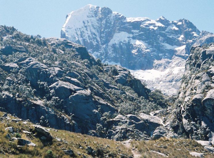 Approach to Churup Lake in the Andes of Peru