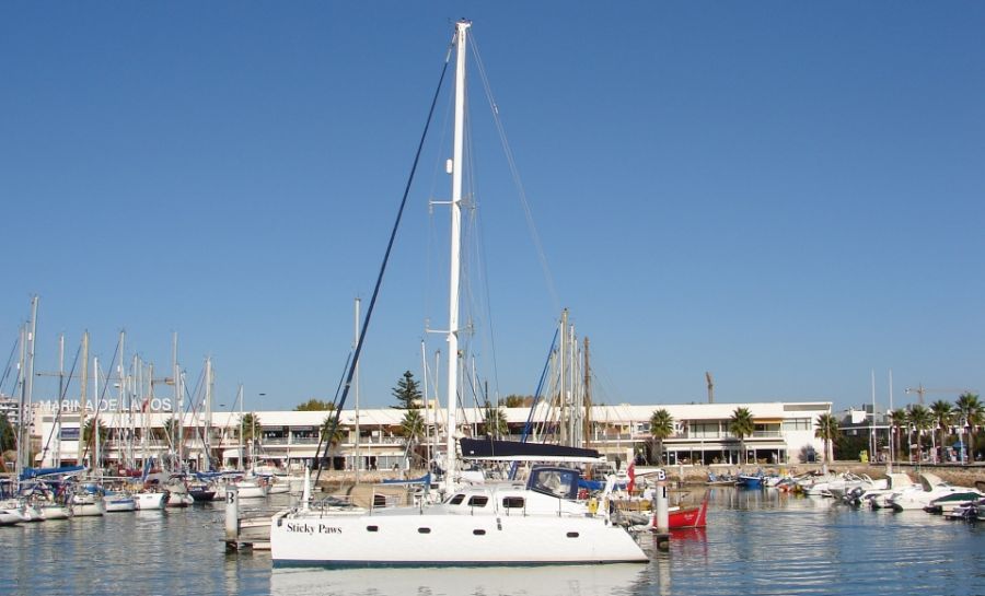 Marina at Lagos in The Algarve in Southern Portugal