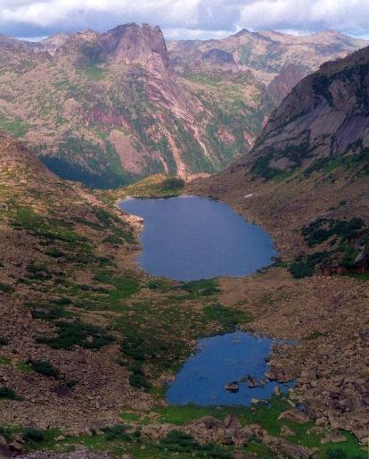 Gornyh Duhov Lake in the Ergaki Mountain Range in Russia