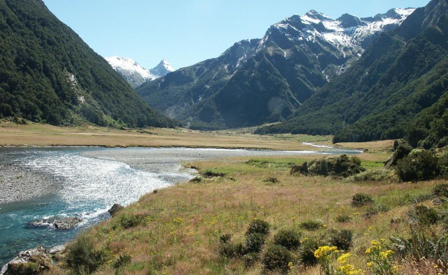 Valley in Siberia in Russia