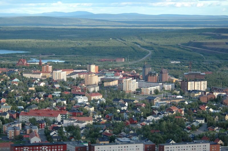 Kiruna in Arctic Sweden