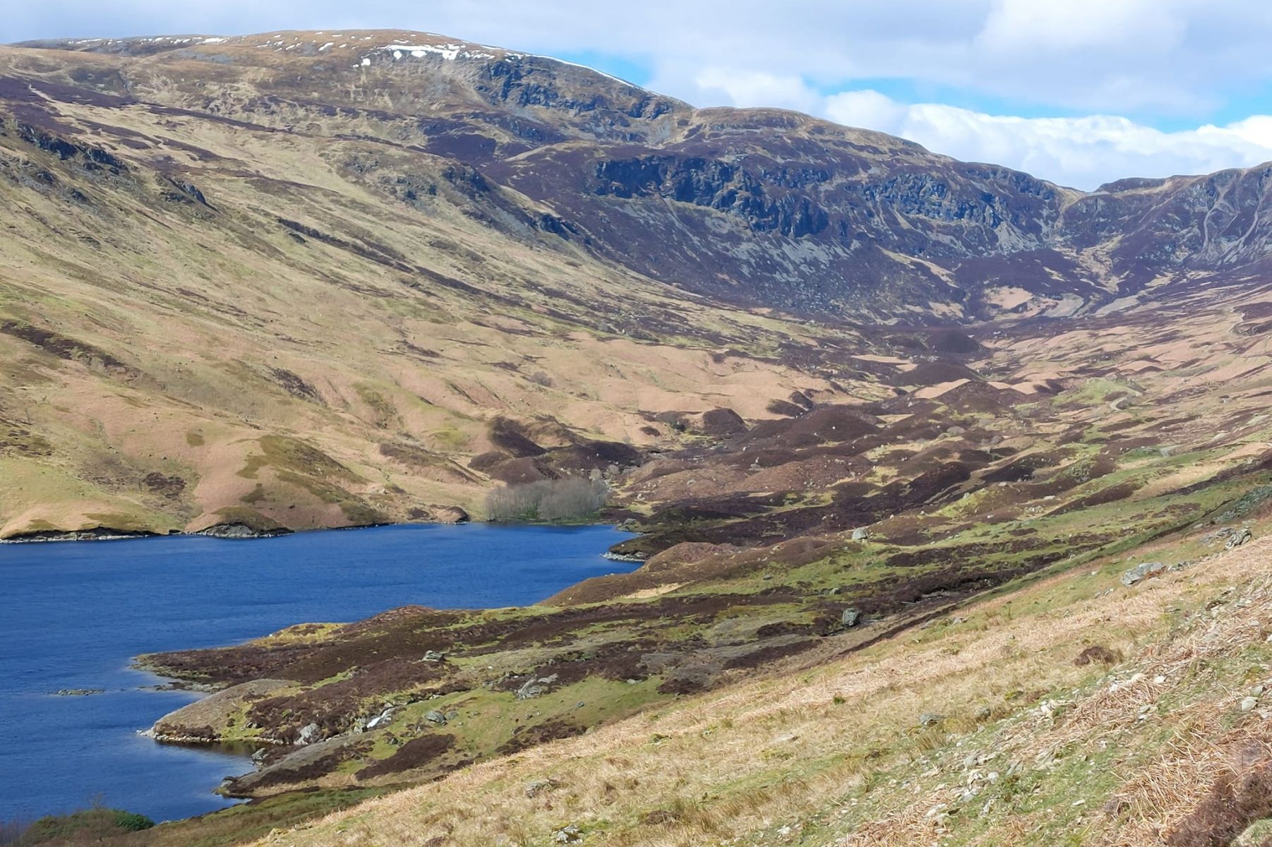 Ben Chonzie above Loch Turret