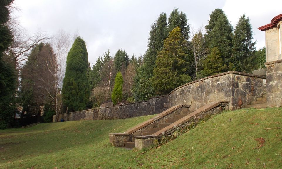 Grounds of Maxholme villa in Bearsden