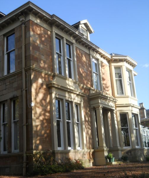 Abbeyfield House in Grange Road in Bearsden