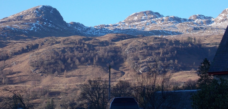 Meall nan Tarmachan above Killin Village