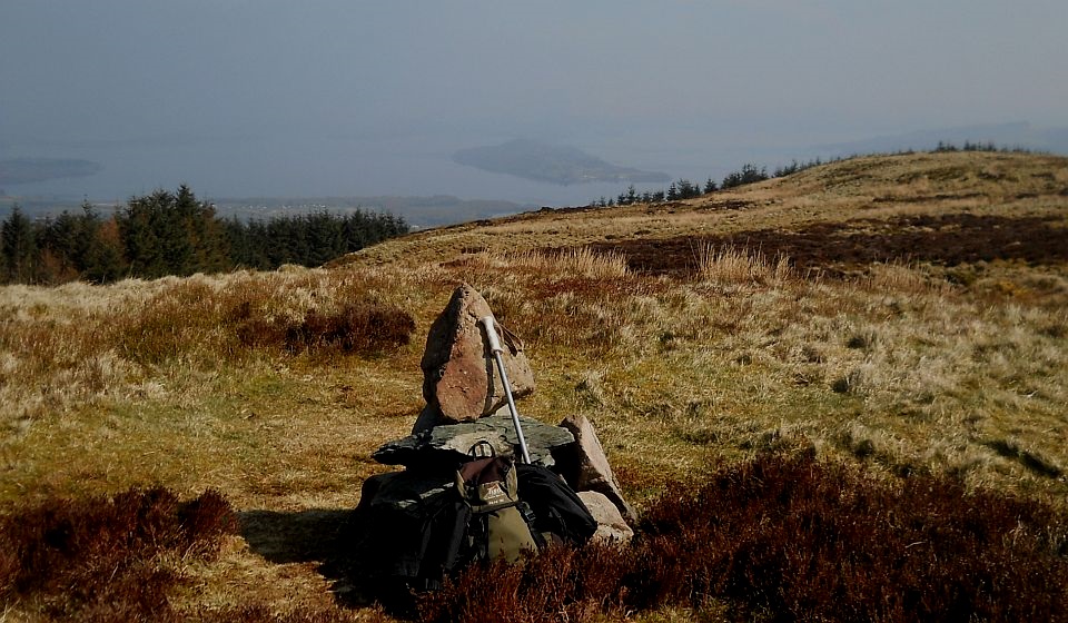 Loch Lomond from top of Ben Bowie