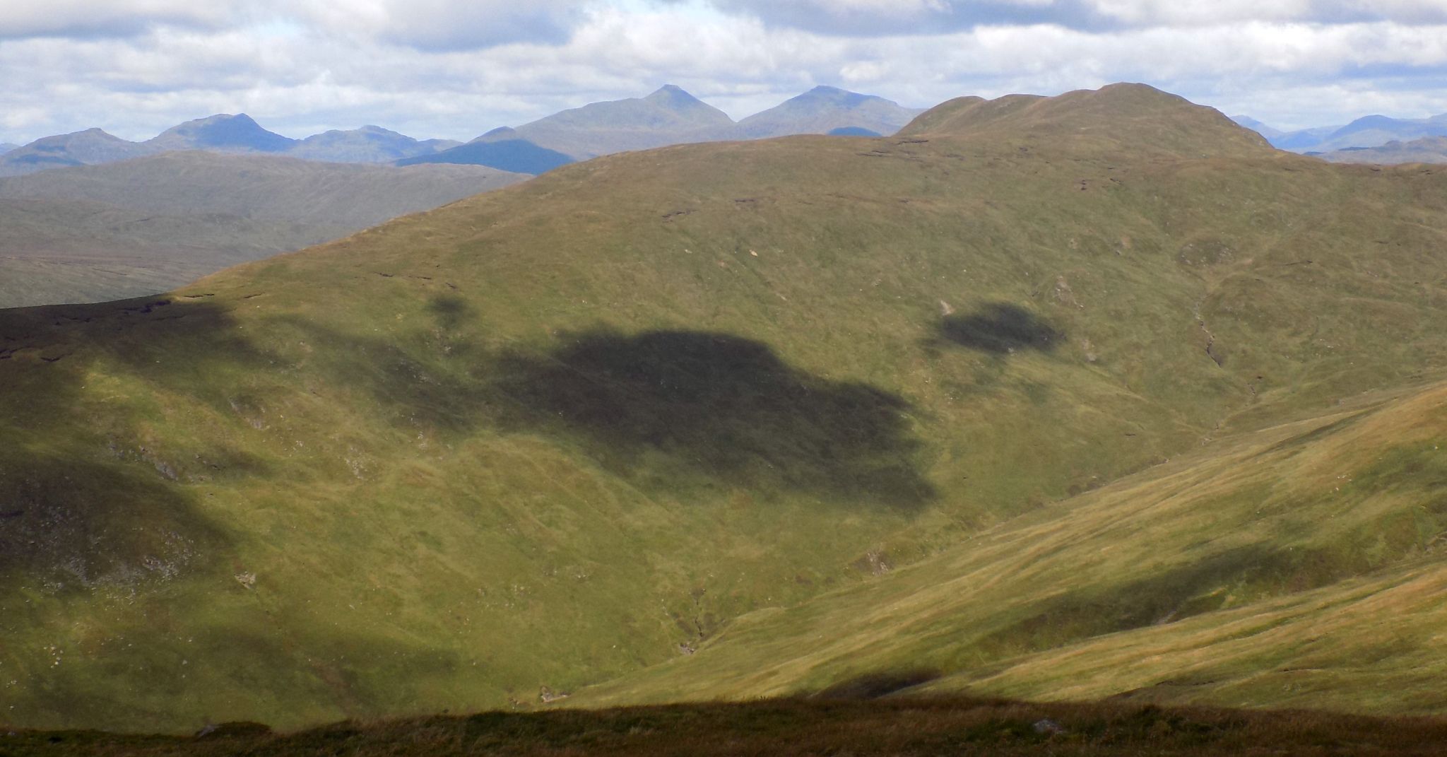 Stob Binnein and Ben More and Ben Vane from Ben Ledi