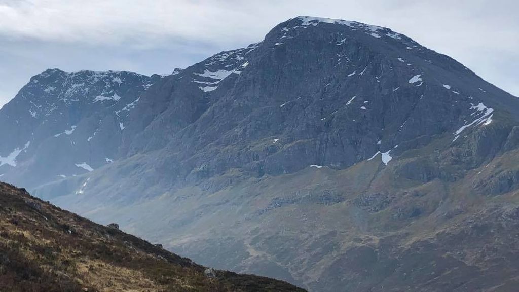 Ben Nevis above Allt a Mhuillinn