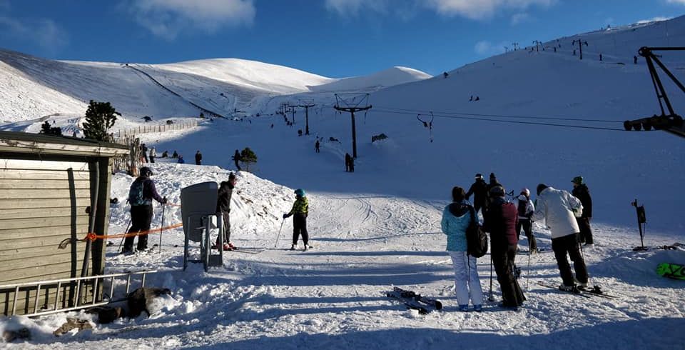 Ski slopes at Aviemore