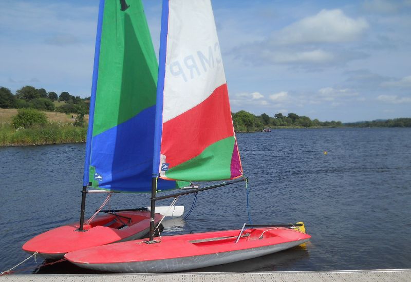 Sailing Dinghies at Castle Semple Loch