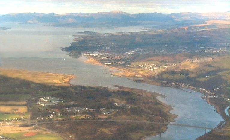 River Clyde from Erskine Bridge to Dumbarton