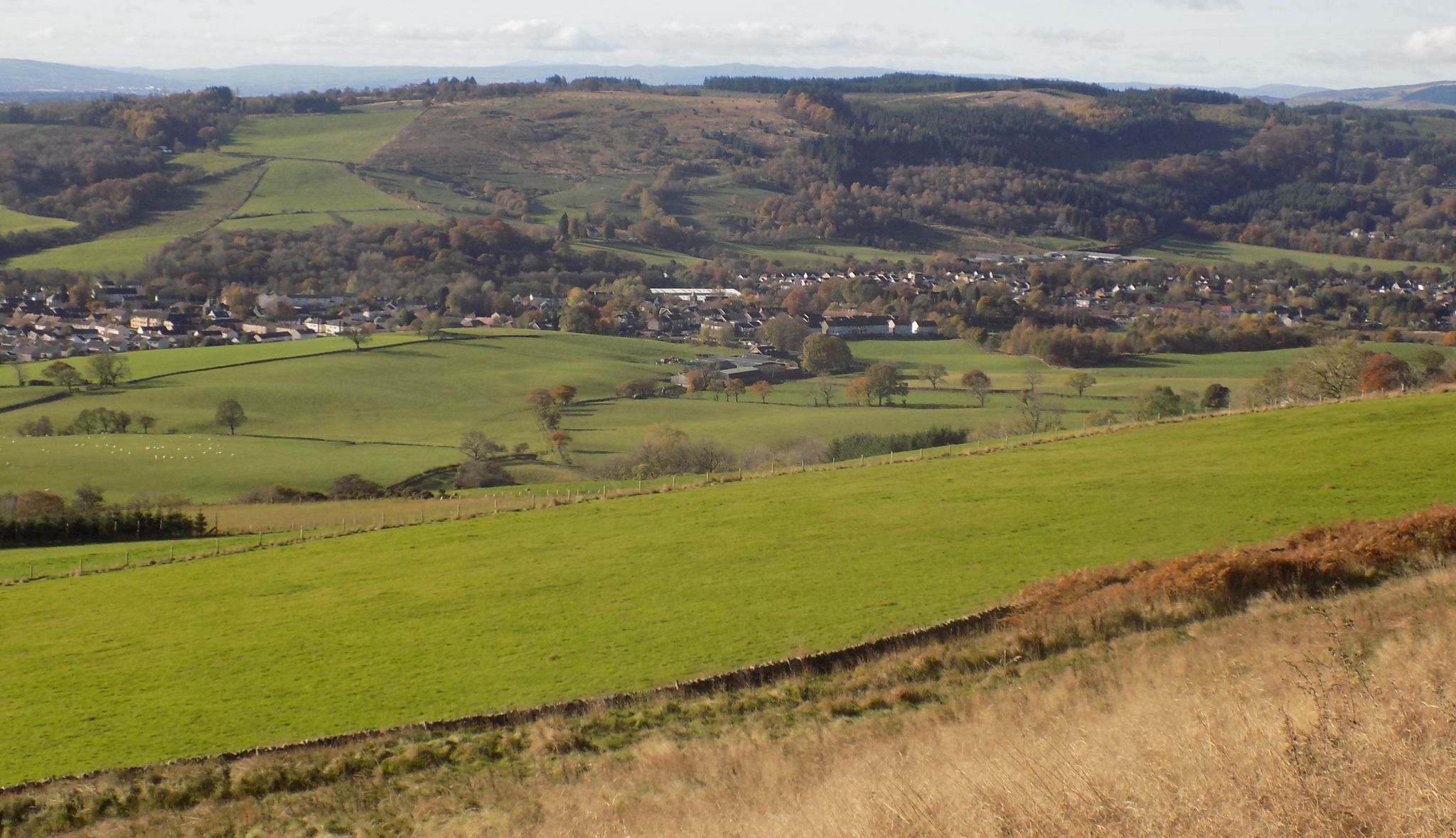 Milton of Campsie on ascent to Cort-ma Law