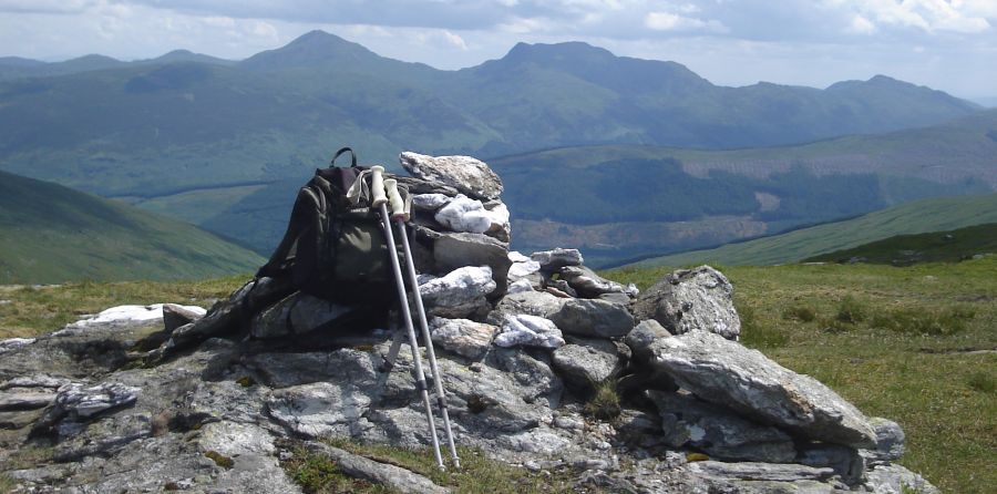 Ben Vorlich and Stuc a Chroin from summit of Creag MacRanaich