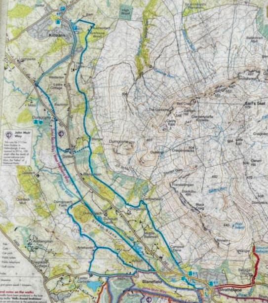 Map of Pipe Track