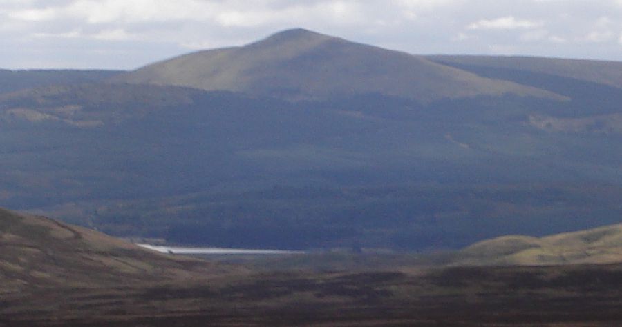 Meikle Bin in the Campsie Fells from summit of Carleatheran