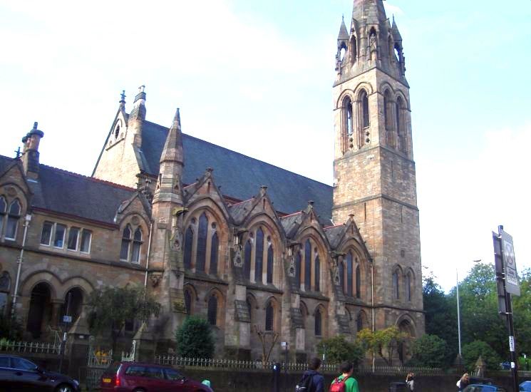 St Jude's Church in Woodlands Road, Glasgow, Scotland