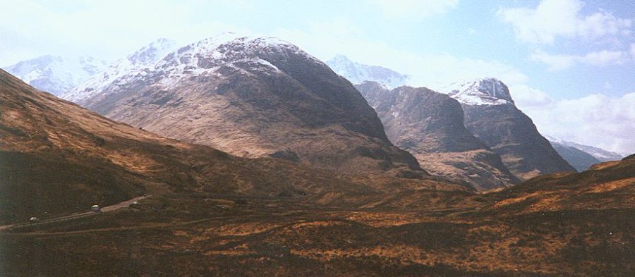 The West Highland Way - Three Sisters of Glencoe - Beinn Fhada, Gearr Aonach and Aonach Dubh