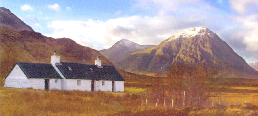 Black Rock Cottage and Buchaille Etive Mor in Glencoe