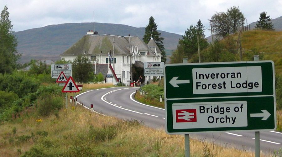 Hotel at Bridge of Orchy in Glencoe